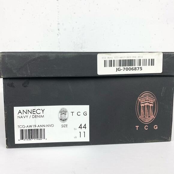 TCG Thoroughly Crafted Goods Annecy Blue Suede Lace Up Sneakers High Top Size 11 - Picture 5 of 11